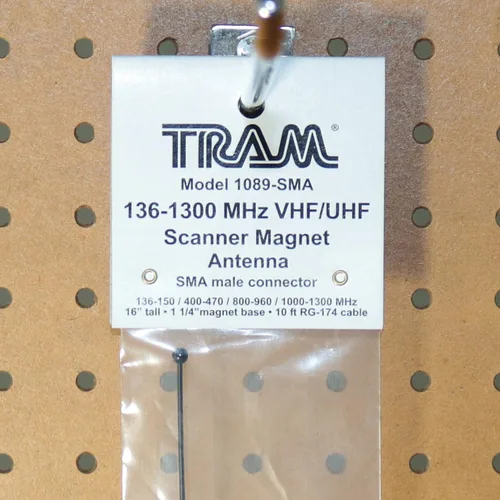Miniatura 3 de Tram® Antena mini imán del escáner VHF/UHF/800-MHz a 1.300-MHz con conector SMA-macho