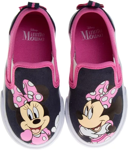 Miniatura 6 de Disney Zapatos de casa de muñecas de Minnie Mouse Gabys de princesa Frozen para niñas y niños pequeños, mocasines de carácter, tenis casuales de lona