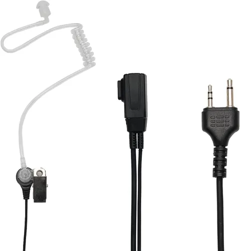 Miniatura 2 de Covert Auriculares de tubo acústico con micrófono PTT para Midland GXT1000VP4 LXT600 LXT500VP3 LXT118 GXT1050VP4 GXT1000XB Walkie Talkie Radio