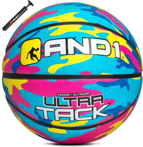 Miniatura 8 de AND1 Rubber Basketball: Official Regulation Size 7 (29.5 inches) - Deep Channel Construction Streetball, Made for Indoor Outdoor Basketball