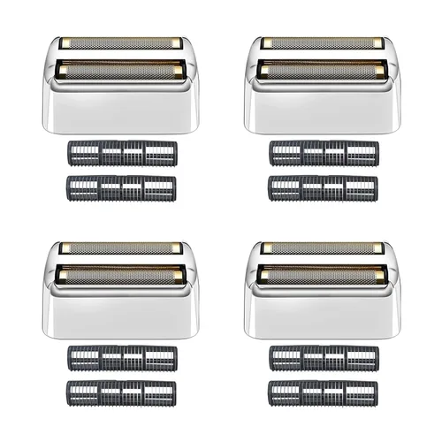 Miniatura 10 de Paquete de 4 láminas de repuesto para afeitadora y cortadores compatibles con BaBylissPRO Double FXFS2 de repuesto de lámina de metal