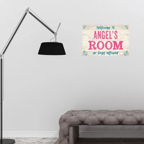 Miniatura 5 de Letrero personalizado para habitación de niñas, habitación de niños, dormitorio, decoración de puerta, letreros con nombre, placa, regalo, 8 x 12
