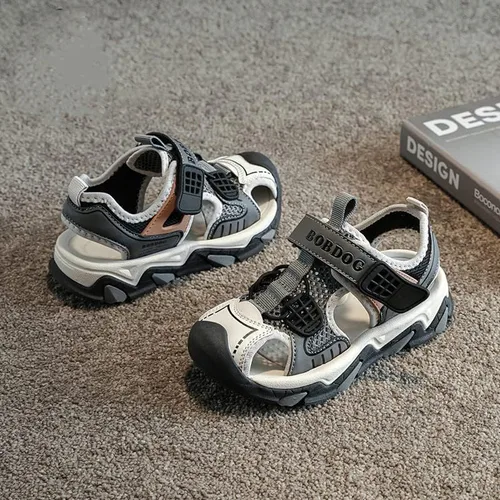 Miniatura 3 de KAQ Sandalias deportivas para niños y niñas, sandalias de agua para niños, zapatos de verano para caminar, senderismo al aire libre