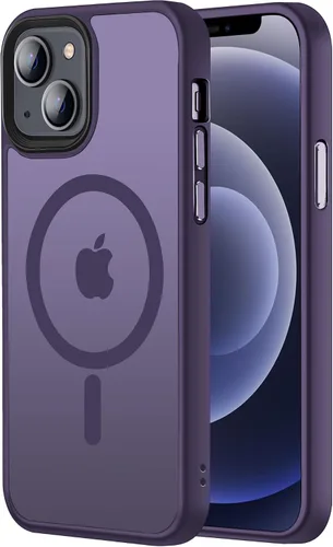 Miniatura 126 de Tigowos Magnetic Guardian - Funda diseñada para iPhone 11 Pro [probada en caídas de grado de 10 pies y compatible con MagSafe] Funda delgada Negro