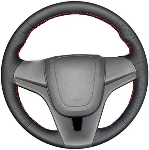 Funda para volante, para Chevrolet Aveo 2011-2014, personaliza el cuero cosido a mano