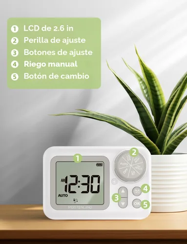 Miniatura 4 de Sistema de Riego Automático [2025 Actualizado], Soporte para 15 Plantas en Maceta para Interior, Riego Automático para Vacaciones, con Temporizador