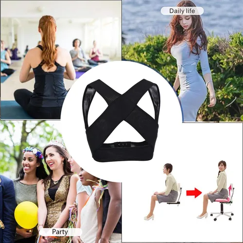 Miniatura 5 de JOYSHAPER Sujetador con correa en X para mujer corrector de postura para el pecho