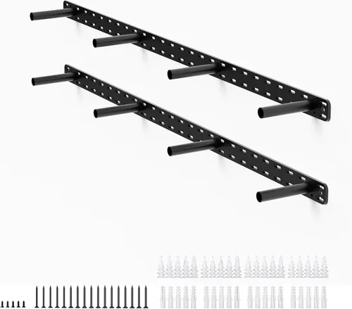 Miniatura 10 de 2 soportes flotantes de metal ocultos resistentes para estantes, estantes invisibles sin plantilla (16 x 6 x 1.5 pulgadas sin herramientas)