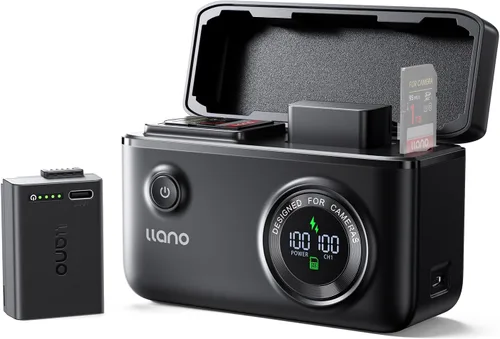 llano Paquete de 2 baterías Aurora EN-EL25 y cargador USB-C de 20 W para Nikon Z50 II, Z50, Z30, Z fc, capacidad de 1250 mAh, con lector de