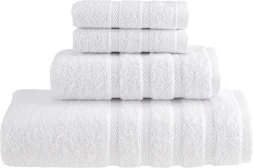 Miniatura 45 de HALLEY Paquete de 4 toallas de mano turcas de alta calidad (4 piezas) de 650 GSM, altamente absorbentes, súper suaves, 100% algodón, 4 toallas