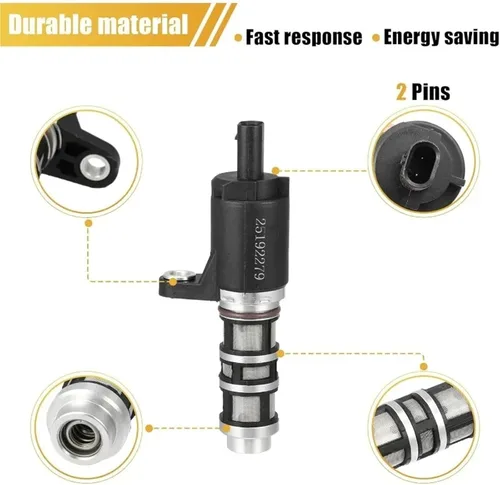 Miniatura 6 de 25192279 Engine Variable Valve Timing VVT Solenoid for Camshaft Position Actuator 25185534