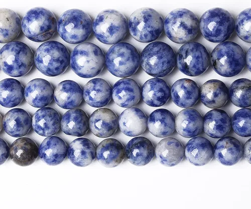 Miniatura 33 de Cuentas de jade verde chino natural, piedras preciosas, cuentas redondas sueltas para hacer joyas, pulsera DIY, collar, 8mm, 45 piezas, 15 pulgadas