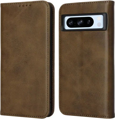 Miniatura 15 de Havaya Funda tipo cartera para Google Pixel 6 Pro con tarjetero para Pixel 6 Pro 5G, funda abatible con ranuras para tarjetas de crédito, piel