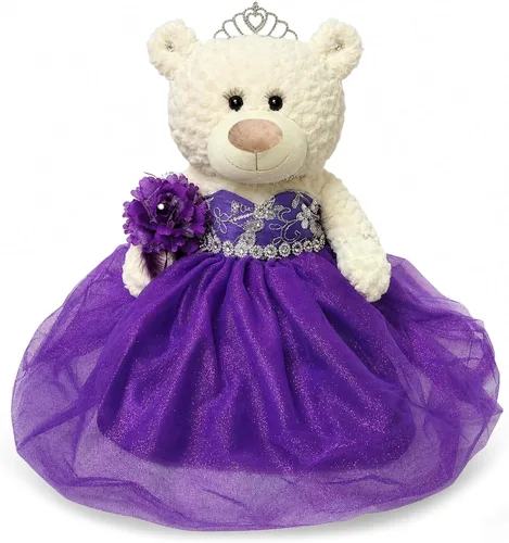 Miniatura 13 de KINNEX COLLECTIONS SINCE 1997 20" Quince Anos Quinceanera Last Doll Osito de peluche con vestido (pieza de centro) ~ ARC16831-4 (azul bebé)