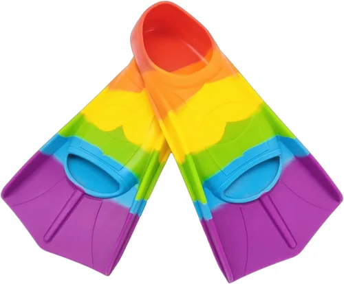 Miniatura 17 de Swimming Training Fins,Comfortable Silicone Flippers for Swimming and Diving,Size Suitable Kids Girls Boys Adult