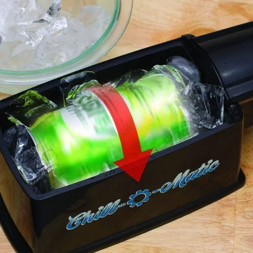 Miniatura 3 de Chill-O-Matic refrigerador automático de bebidas en 60 segundos, blanco, Negro
