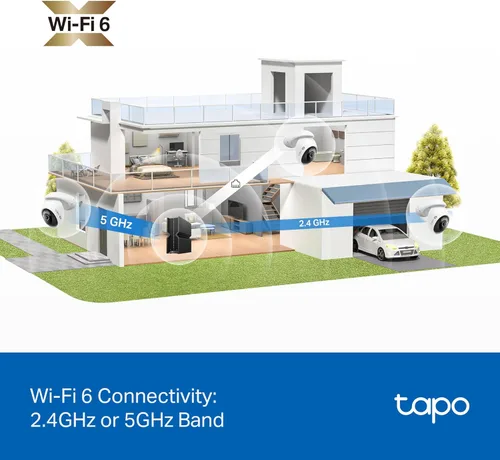 Miniatura 8 de Tapo - Cámara de seguridad para exteriores con cable, panorámica/inclinación, 4K 8MP, detección gratuita de personas/vehículos y vista de 360°