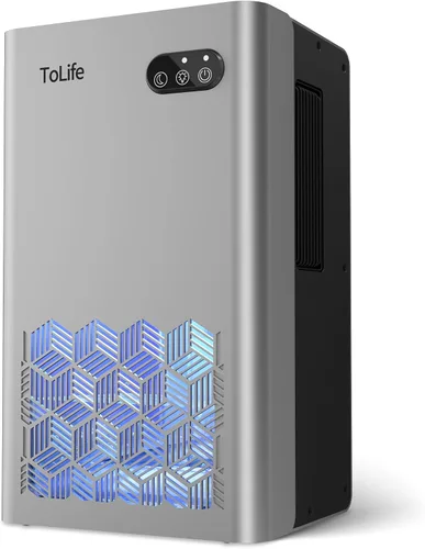 Miniatura 11 de ToLife Deshumidificador para el hogar, deshumidificadores de 1000 pies cuadrados para sótano, dormitorio, baño, con tanque de agua de 95 onzas