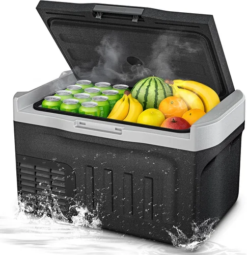 Miniatura 10 de DOGHLY Refrigerador de 12 voltios, enfriador portátil de 42 cuartos de galón de -4 ℉ a 68 ℉, refrigerador de automóvil con compresor de 12 V/24 V CC