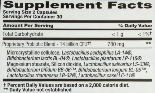 Miniatura 5 de Nutrition Now PB 8 Pro-Biotic Acidophilus For Life - sin gluten - 60 Cápsulas