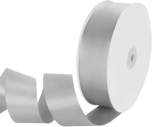 Miniatura 68 de Cinta de tela de satén de 1-1/2 pulgadas de ancho x 50 yardas, cinta negra perfecta para lazos de bricolaje, guirnaldas, envoltura de regalos