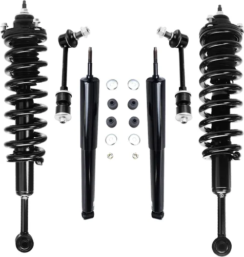 Miniatura 52 de Detroit Axle - Kit de puntales delanteros de 6 piezas para Ford Escape 2014-2019, 2 puntales y muelles helicoidales, 2 enlaces de barra