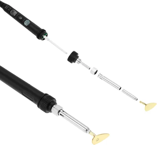 Miniatura 6 de QWORK Kit de soldadura de plástico para reparación de superficies - 80W, 110V, temperatura ajustable 392.0-896.0 °F con juego completo