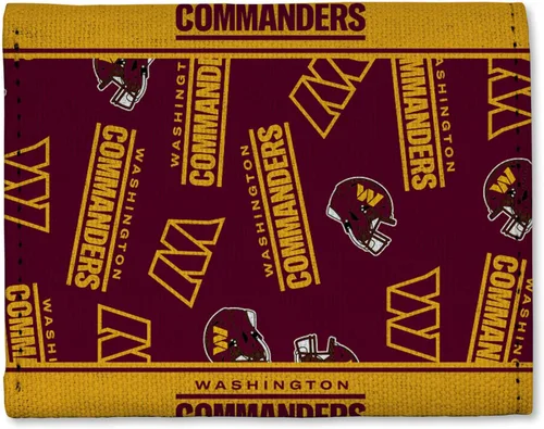 Miniatura 12 de Rico Industries Billetera triple de lona de la NFL - Gran accesorio