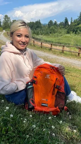 Miniatura 7 de SKYSPER Mochila pequeña para senderismo, 20 L, ligera, para viajes, mochila de senderismo de un día para mujeres y hombres Lantc20-naranja