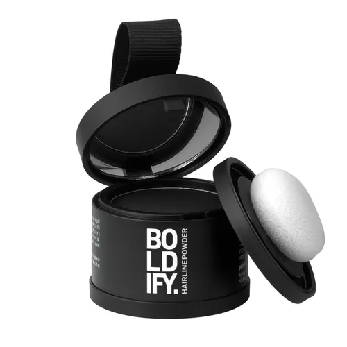 BOLDIFY Polvo para la línea del cabello – Color de cabello para retoque de raíces para cobertura de canas – Polvo de cabello que oculta zonas calvas