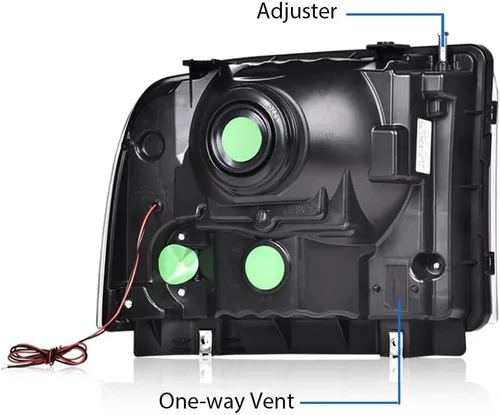 Miniatura 3 de CHEDA Conjunto de faros LED DRL, compatible con Ford F250 F350 F450 F550 Super Duty 2005 2006 2007 (lente transparente carcasa negra reflector ámbar)