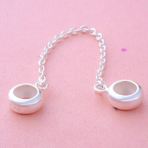 Miniatura 3 de Hoobeads - Colgante de plata de ley 925 para pulseras europeas