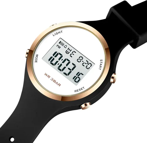Miniatura 2 de Women LED Display Elecreonic Watch Fashion Chrono Alarm Digital Clock Woman Outdoor Sport Wirstwatch