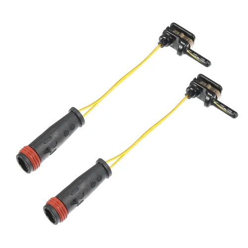 X AUTOHAUX 2 piezas 2115401717 Sensor de desgaste de pastillas de freno de disco delantero trasero para Mercedes-Benz CL500 S430 2000-2006