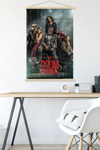 Miniatura 5 de Trends International DC Comics TV Doom Patrol - Póster de pared de hojas del grupo uno, 22.37 x 34.00 pulgadas, paquete de impresión premium