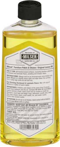 Miniatura 4 de Milsek Esmalte para muebles, limpiador de muebles de aceite de limón y paño de pulido, 12 onzas líquidas