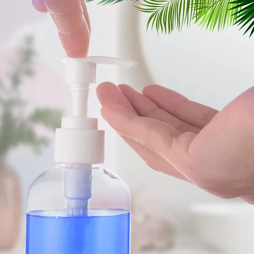 Miniatura 4 de 48 piezas dispensador de bomba de loción recargable dispensador de jabón de manos champú acondicionador plástico vacío 8oz/250ml transparente