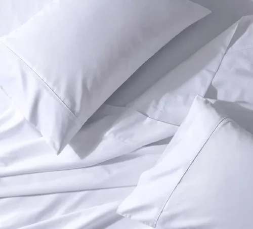 Miniatura 16 de Royal Tradition Cool and Crisp Percale Cotton 4pc Sheet Set (Full Size, Blue) Made in USA Breathable Classic Bed Sheets