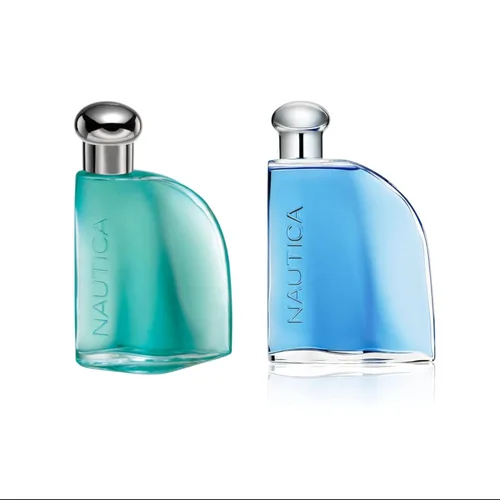 Nautica Classic - Aerosol para hombre de 3.4 onzas, 3.4 fl oz EDT con Nautica Blue Eau de Toilette en espray para hombres, 3.4 onzas líquidas