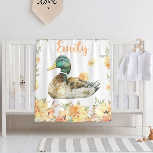 Miniatura 18 de Mantas de bebé personalizadas con diseño de animales, manta personalizada con nombre para niños y niñas, manta de bebé personalizada, regalos