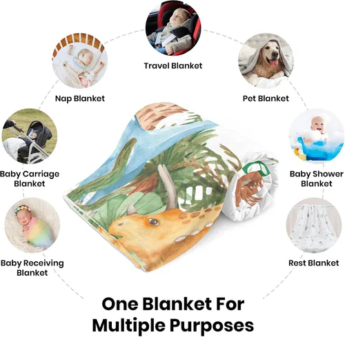 Miniatura 7 de J&SBGFT Manta de bebé personalizada para niños, nombre personalizado, manta de recepción para niños pequeños y niños, manta decorativa para cuna, 30