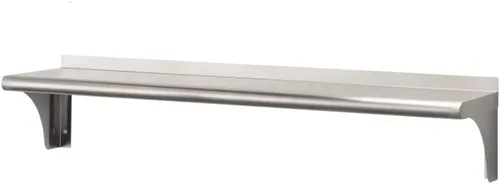 Trinity THA-3326 EcoStorage NSF Estante de pared de acero inoxidable de grado comercial para cocina, garaje, despensa, almacenamiento, 48 pulgadas