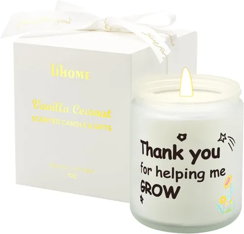 Miniatura 14 de Decoraciones de otoño para el hogar - Velas de otoño, regalos para mujeres, velas perfumadas naturales de cera de soja con aroma a manzana y canela