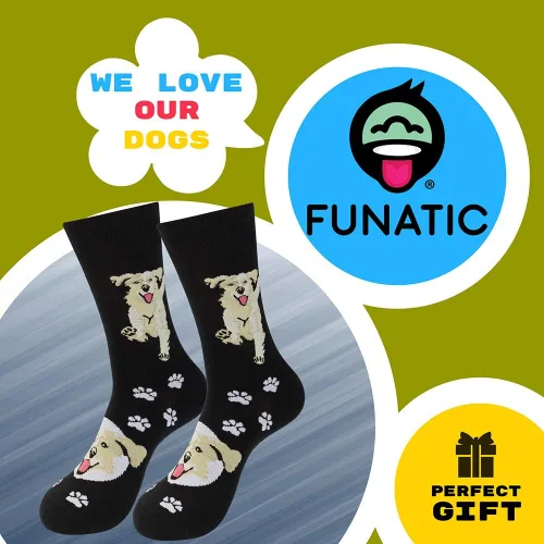 Miniatura 2 de FUNATIC Dog and Cat Novelty Socks - Perfect Pet Lover Gift - All Breeds