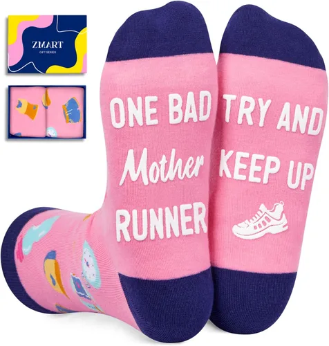 Miniatura 10 de Zmart Gifts for Sports Lovers - Running Yoga Dance Skater Fishing Gifts, Funny Socks