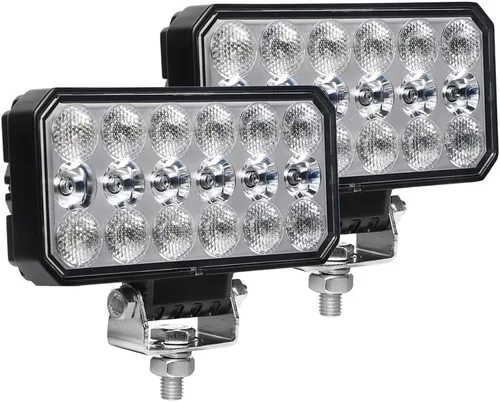 Miniatura 7 de 64 W Luzes de trabajo LED para tractor, 5600 Lms Luzes de trabajo LED para camión Luz de inundación para tractor de granja, camión de ingeniería