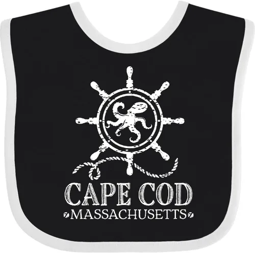 Miniatura 12 de inktastic Cape Cod Massachusetts - Babero náutico para bebé