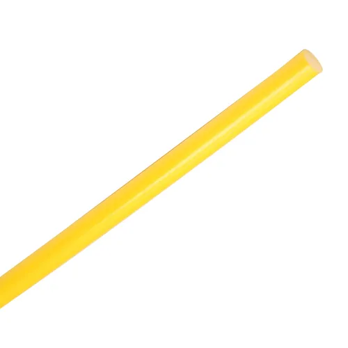 Aicosineg Varilla redonda de plástico Polioximetileno Stick para la industria mecánica POM sólido duro amarillo 1/3 x 39-3/8 pulgadas (D x L) 1