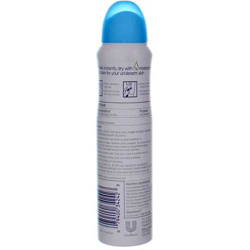 Miniatura 3 de Dove Antitranspirante en aerosol seco, belleza nutritiva, 3.80 onzas (paquete de 9)