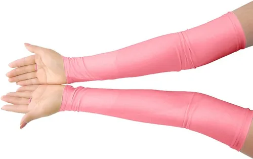 Miniatura 17 de Shinningstar Guantes largos de elastano elástico sin dedos sobre el codo para niñas y niños adultos